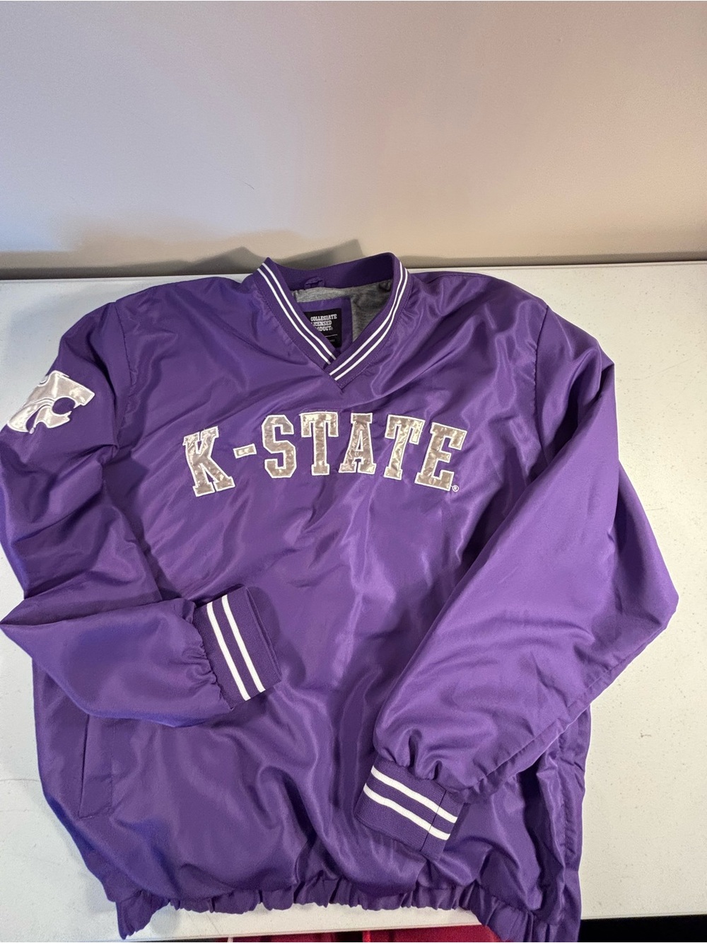 STATE Purple Pullover Windbreaker Jacket